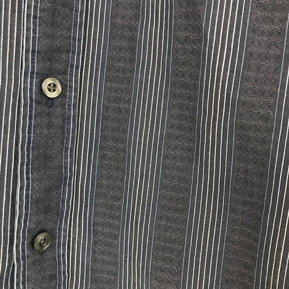 Men’s Tasso Elba Blue Button Down - Picture 3 of 4